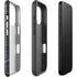 Black Painted Wood iPhone 16 Pro Impact Case
